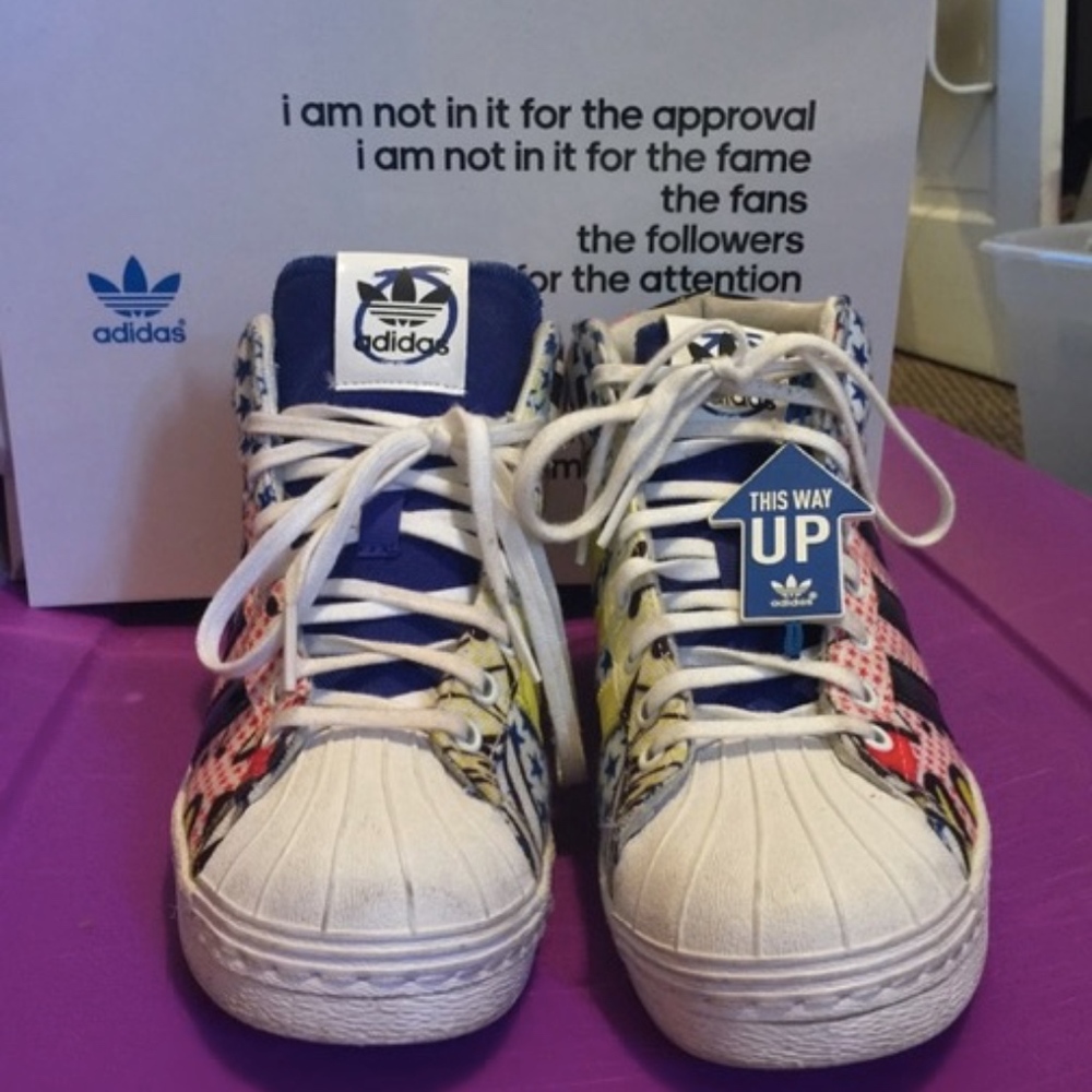 Adidas Rita Ora Limited Ed sneaker wedge size 7.5